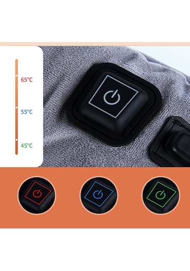 45 X 45 X 5 Cm Usb Kış Isıtma Koltuk Minderi Isıtıcı Siyah