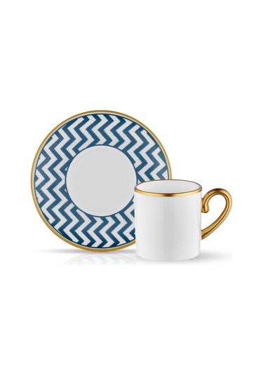 Koleksiyon Eva Türk Kahvesi St 6Lı Zigzag Antrasit