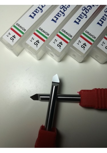 45 DERECE 5 MM YAZİ,KANAL AÇMA BIÇAĞI KARBÜR TEGFARİ