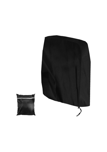 Dianziye Foldable Sandalye Koruyucu Kılıfı - 210d Oxford Kumaş + Pu Kaplama, Su Geçirmez, Hava Dayanıklı, 34x71x110 Cm Siyah