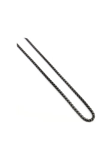 Pigado 316l Paslanmaz Çelik Zincir Erkek Kolye 70 Cm Gri