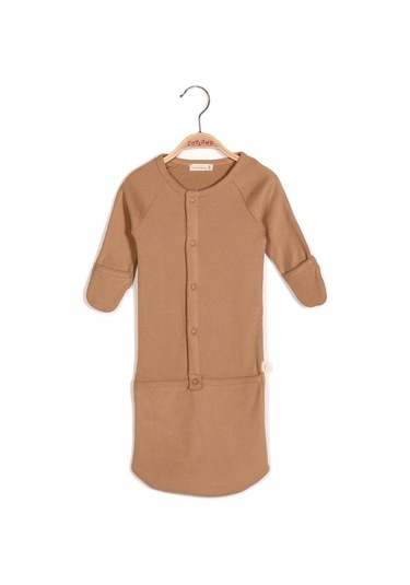 Zeyland Unisex Bebek Önden Çıtçıtlı Uyku Tulumu - Bej