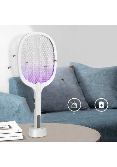 Willowhaven Usb Şarjlı Elektrikli Sineklik Ev Sivrisinek Öldürücü Beyaz