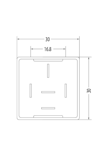 Sanel Röle Cam Rezistans 12 Volt Srt945