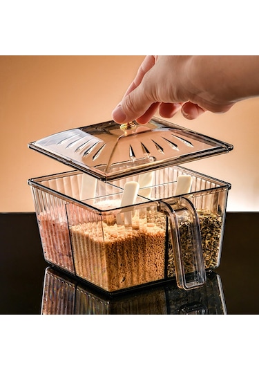 Suntek Restoran Mutfak Grisi Için Kapaklı Ve Kaşıklı Çeşni