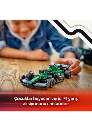 LEGO® Speed Champions KICK Sauber F1® Team C44 Yarış Arabası 77247 - 10 Yaş ve Üzeri Çocuklar için Yaratıcı Oyuncak Yapım Seti (259 Parça)