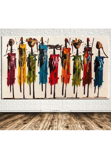Homearths Afrikalı Dev Boyut Kanvas Tablo 120 X 60