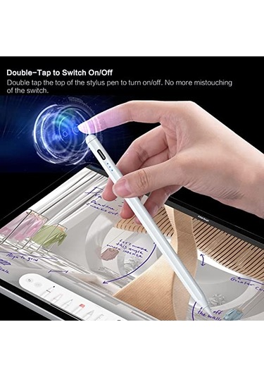 İpad 10.2 8.nesil Avuç Reddetmeli Eğim Duyarlı Dokunmatik Kalem