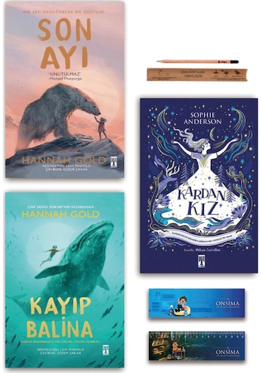 Genç Timaş Kardan Kız - Son Ayı - Kayıp Balina Set 3 Kitap
