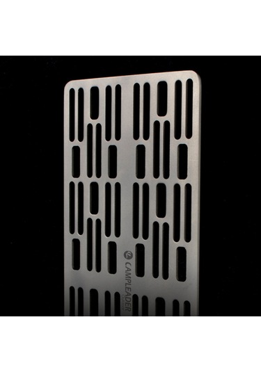 Mufunye Titanyum Barbekü Izgarası Ultra Hafif Açık Hava Kamp Barbekü Izgara Plakası Çok Renkli