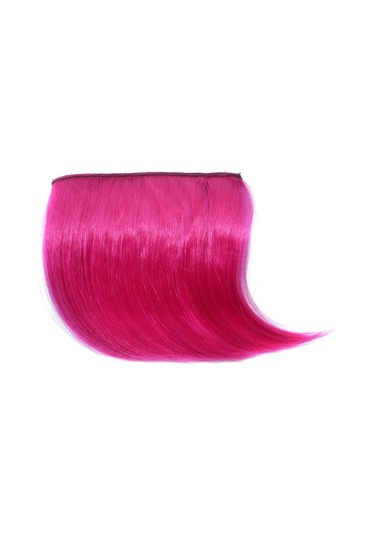 Cbtx Renk Gradyanı Görünmez Dikişsiz Saç Uzatma Peruk Parçası Düz Saç Parçası Renkli Saç Parçası Macenta