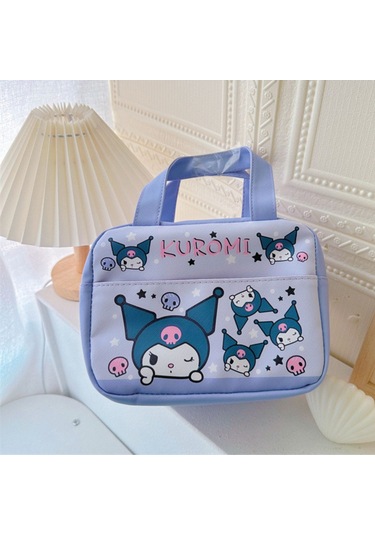 Yeiuyi Kulomi Desen Yalıtımlı Öğle Yemeği Çantası Mavi