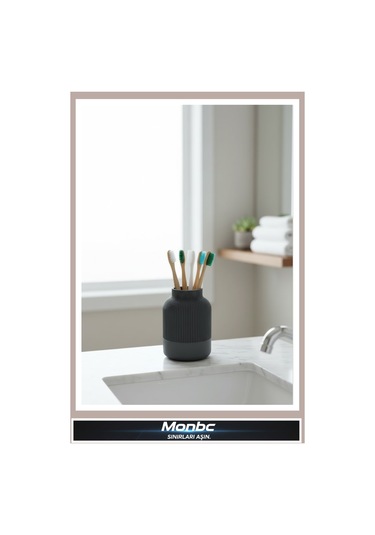 Monbc Modern Japon Mini Vazo 3d Tasarım Dekoratif Biblo, Hediyelik Ve Ev Ofis İçin Şık Aksesuar