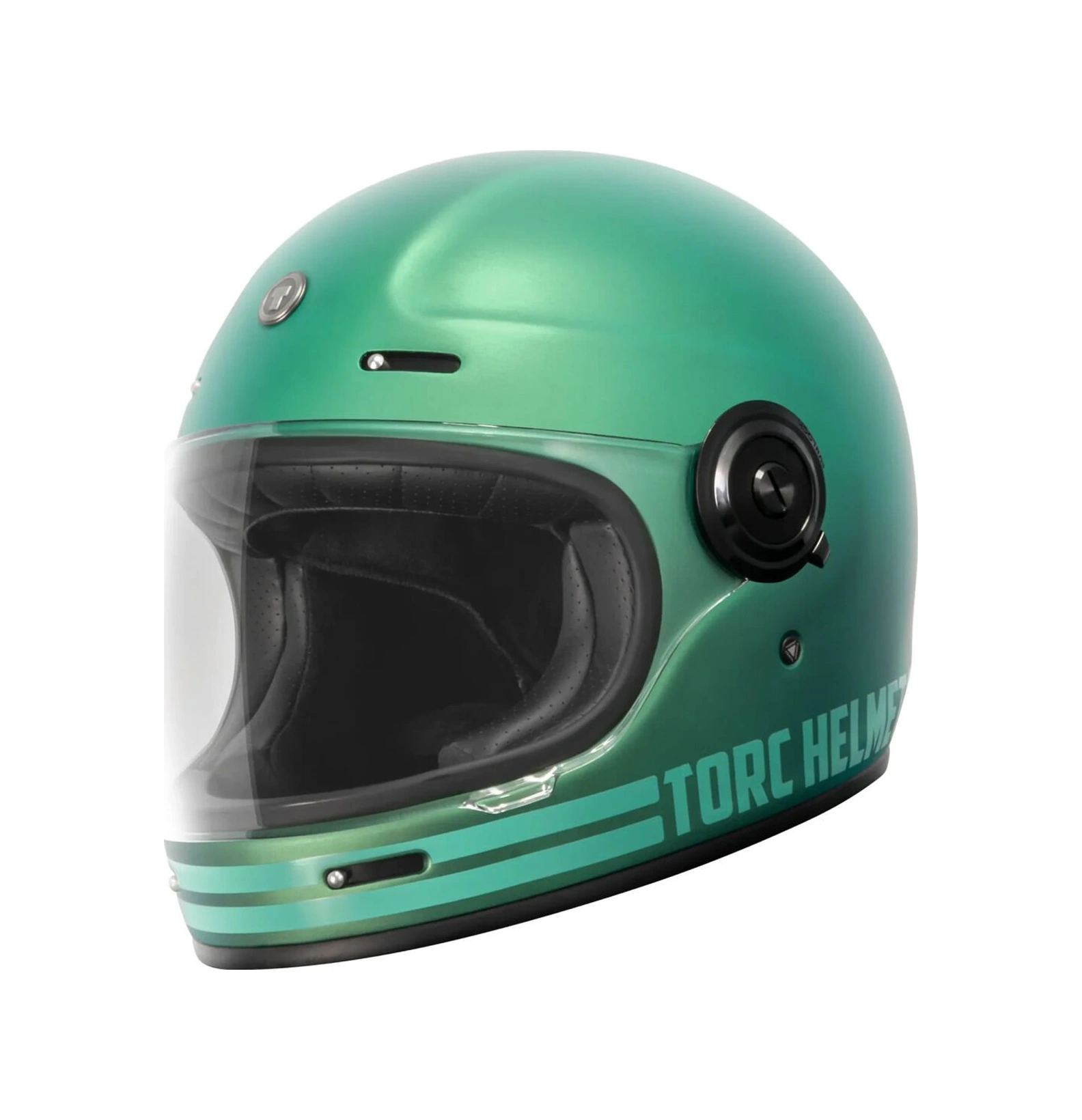 Torc T-1 Newport Cali Iridecent Kapalı Motosiklet Kaskı Turkuaz