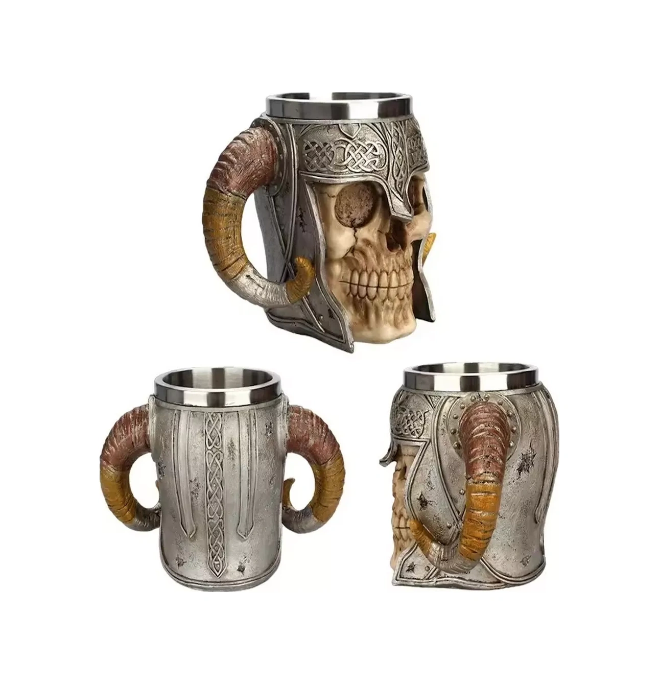 Kemptop Viking Şifonlu Hediye Bira Kupası 175838706 Gri