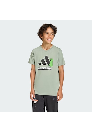 Adidas Minecraft Training Çocuk Tişört C-adıkd6873c40a00 Yeşil