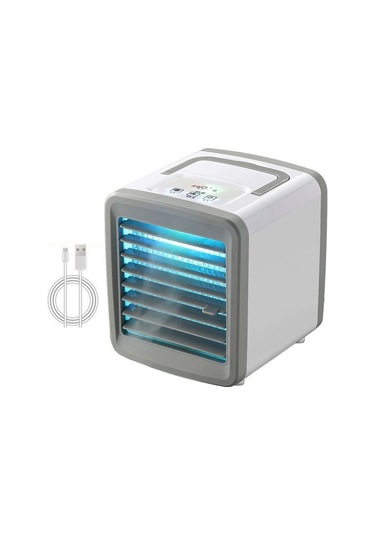 Klima Hava Soğutucu Mini Fan Taşınabilir Klima Oda Ev Hava Soğutma Masaüstü Usb Klima Fanı A 7561 Renkli