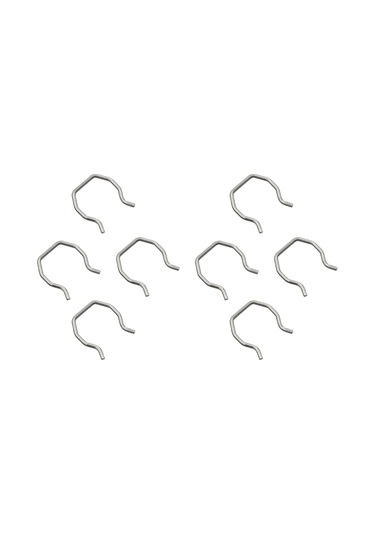 Shineyee 8 Adet Yakıt Enjektörü Bağlantı Klipsi - Metal U Tipi Kilit Kelepçesi