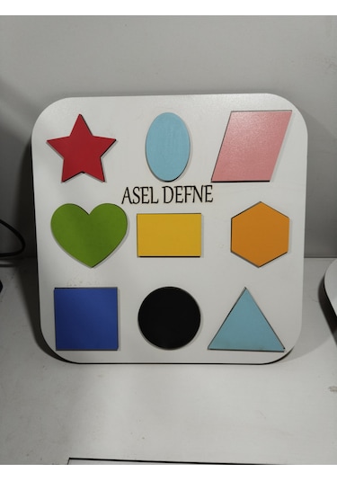 Çocuk Gelişimi Şekiller Yap-boz Puzzle Oyun Kaliteli