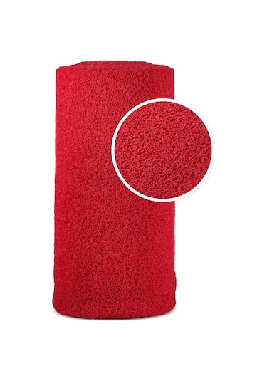 Kaydırmaz Kırmızı Karmaşık Paspas Yolluk En:100cm