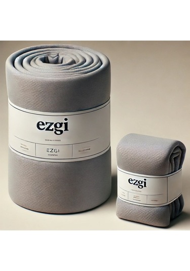 Tek Kişilik 120 X200 Gri Ranforce Dokuma Lastikli Çarşaf Ve Yastık Kılıfı Gri