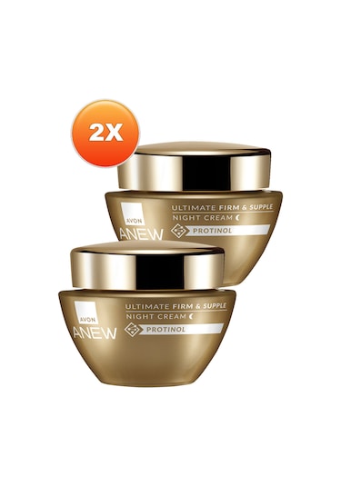 Avon Anew Ultimate Firm & Supple Gece Kremi 2 x 50 ML