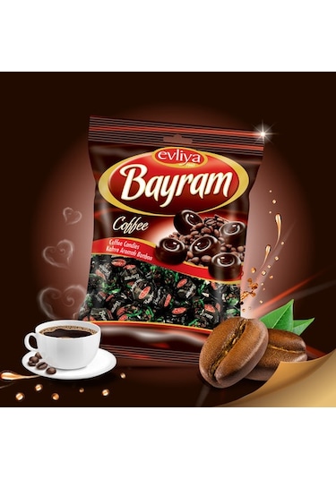 Evliya Şekerleme Kahve Aromalı Bonbon Şeker 350 G