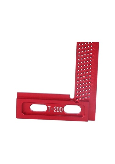 Besthome1 T-200 Ahşap Ölçme Aleti, Alüminyum Alaşımlı, Dayanıklı, Koruyuculu, Hassas İşaretleme, Kaydırmalı T-cetvel