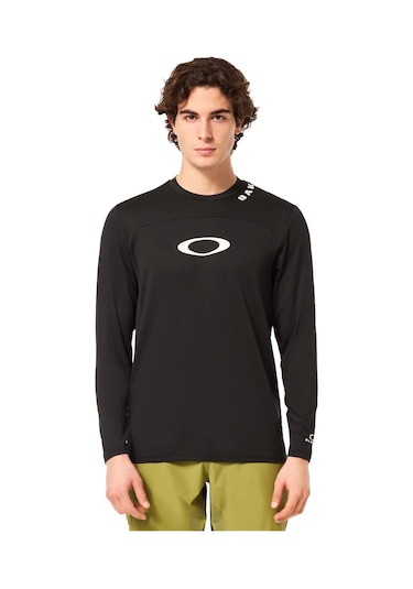 Oakley Oakley Erkek Tişört Free Ride Rc Ls Jersey 14573 SIYAH