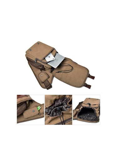 Arion D8001 Omuz Çantası - Kahverengi