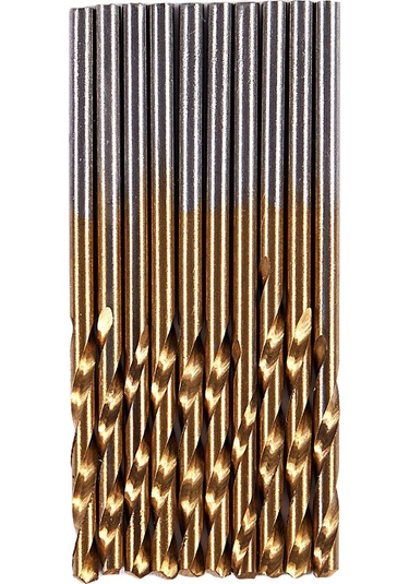 50 Adet 1/1.5/2.0/2.5/3mm Titanyum Kaplamalı Hss Matkap Ucu Seti