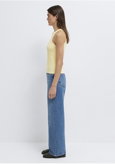 Mavi - Halter Yaka Sarı Atlet 1613912-70027