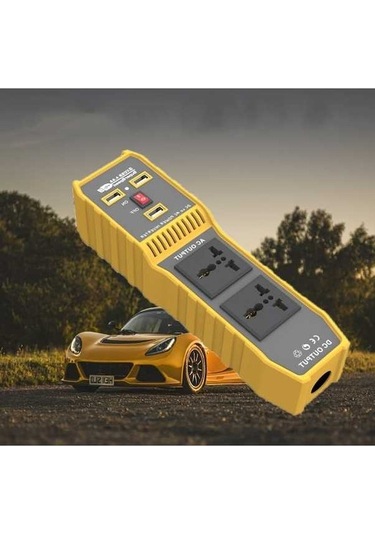 Wondernest Üç Usb'li 12v - 110v 300w Araç İçin Güç Çevirici Dc-ac Dönüştürücü