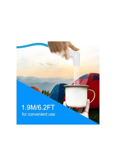 Flybuy Torbası Torbası Taşınabilir Su Su Su Katlanabilir Kamp Kabı İçin Hava Duş Çantası Açık 15l Cv Diğer