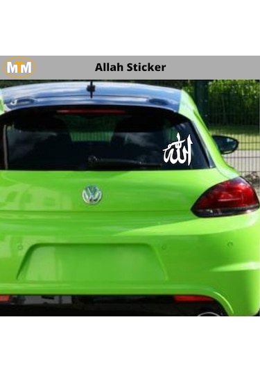 Allah Oto Sticker 15 Cm