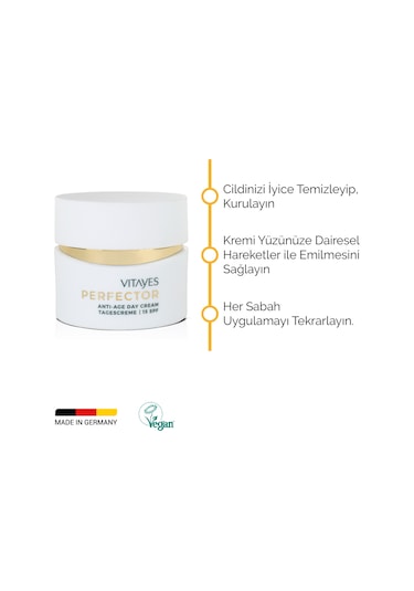 Vitayes Perfector  Canlandırıcı Gündüz Kremi SPF15 2 x 50 ML