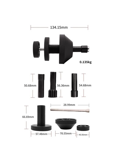 Sones 2 Takım Otomatik Debriyaj Delik Aracı Siyah
