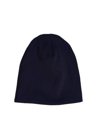 Luess Fitilli Kışlık Unisex Çocuk Bere Lacivert