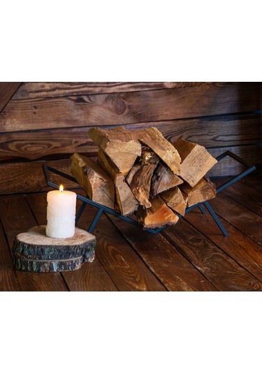 Şömine Önü Odunluk Minimalist Tasarım Odunluk