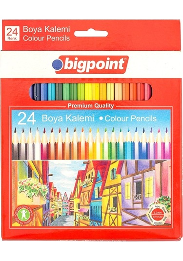 Bigpoint Kuru Boya Kalemi 24 Renk Bp940-24