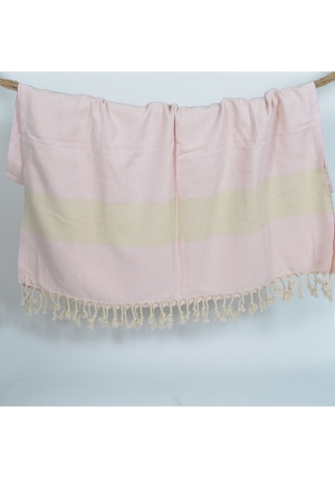 Elmas Peştemal (Pembe) %100 Pamuk 90*180 Banyo-Plaj havlusu