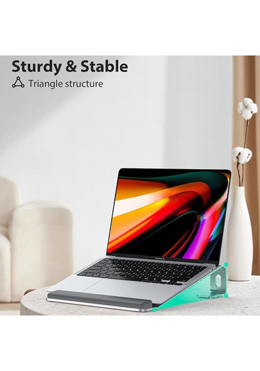 Silikon Bilek Desteği İle M8 Ayrılabilir Alüminyum Alaşımlı Dizüstü Bilgisayar Yükseltici Soğutma Braketi