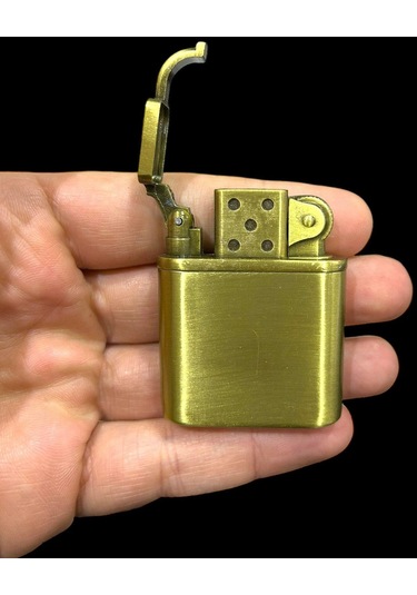 Sarı Pürmüzlü Gazlı Metal Çakmak 109468