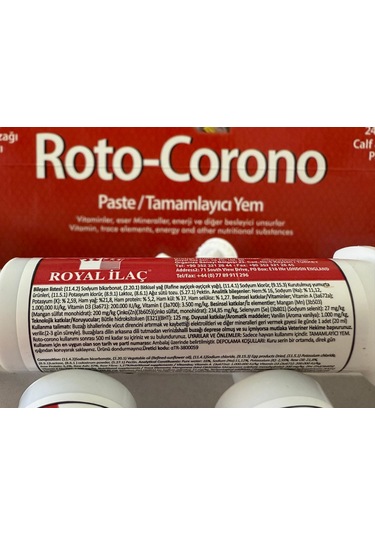 Royal İlaç Roto Corono 20 Cc