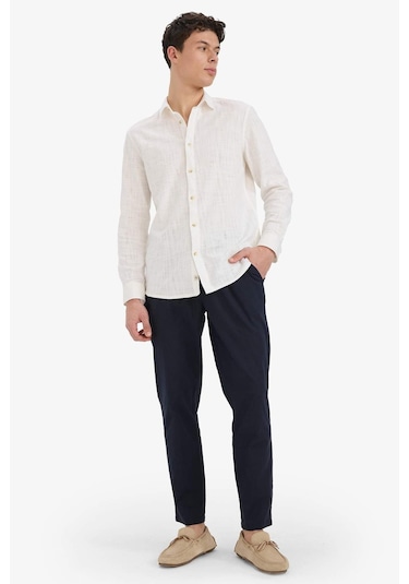 Defacto Jogger Fit Dar Paça Pamuklu Pantolon Z6475az25aunv64 Lacivert