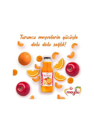 Meysu Multimix %100 Karışık Meyve Suyu 1 Lt X 6 Adet