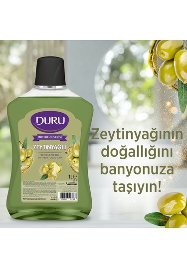 Duru Zeytinyağlı Sıvı Sabun 3 x 1 L