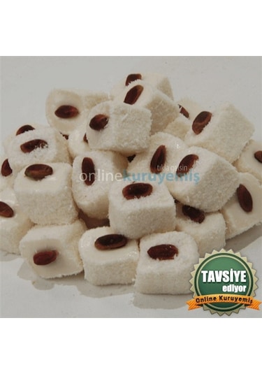 Online Kuruyemiş Antep Fıstıklı Beyaz Lokum 1000 Gr