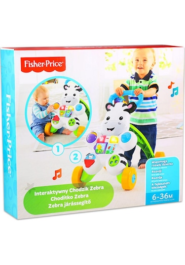 Fisher Price Melodili Zebra Yürüteç /