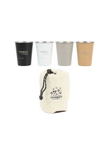 Besthome1 Kamp Kupası Seti, 350ml Paslanmaz Çelik Dış Mekan Çay Seti Çok Renkli